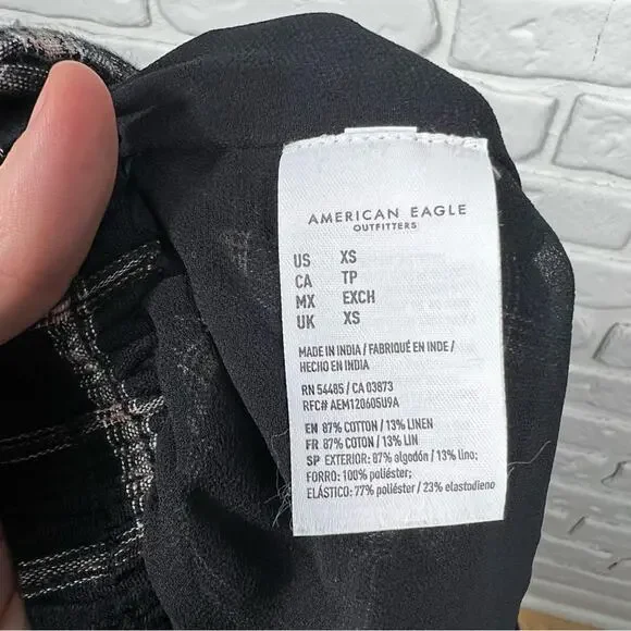 American Eagle Plaid Shorts Size XS - Picture 5 of 9